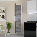 Spanish MDF Kitchen Storage Brown and White - 140 × 32 × 35 cm