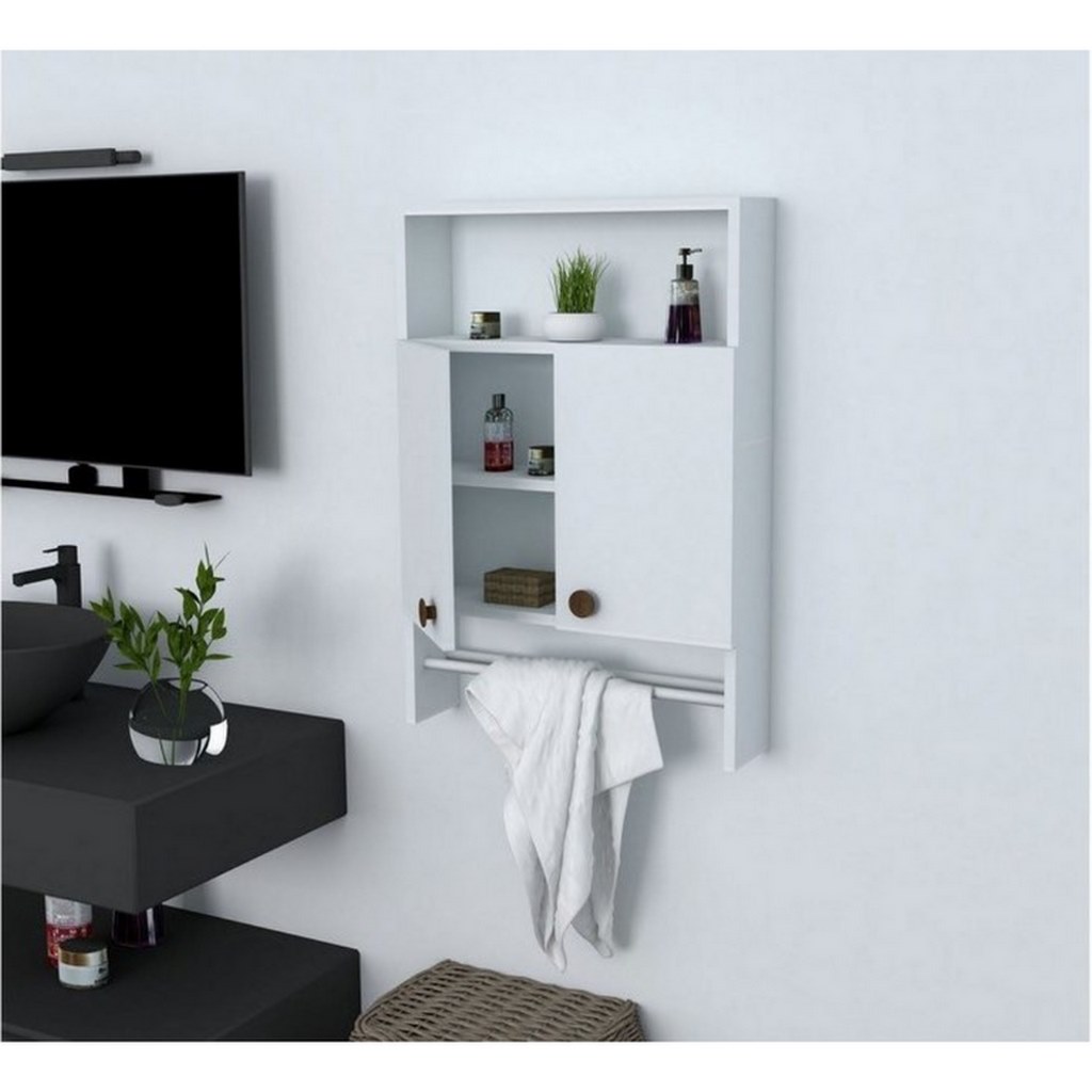 Spanish MDF Storage unit White - 90 × 15 × 60 cm