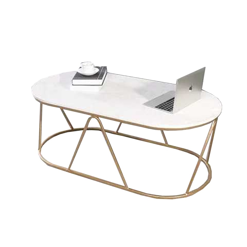 Steel Coffee Table Gold - 45x40x90 cm