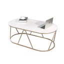 Steel Coffee Table Gold - 45x40x90 cm