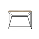 Steel Console Black and Beige - 90x40x120 cm