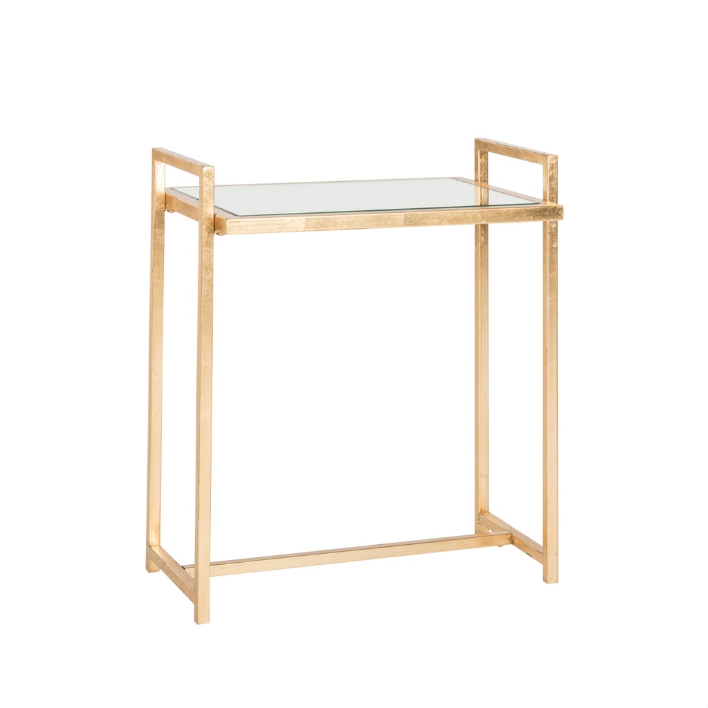 Steel Side Table Gold - 40x60 cm