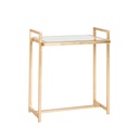 Steel Side Table Gold - 40x60 cm