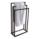 Steel Towel Rails Black - 100 × 30 × 70 cm