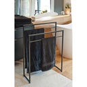 Steel Towel Rails Black - 60 × 60 cm