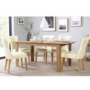 Beech and MDF Wood with Velvet Fabric Dining Room Set 7 pieces Brown and Beige