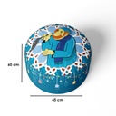 Turkish Sabia Pouf Multi Color