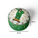 Turkish Sabia Pouf Multi Color
