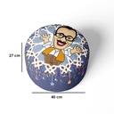 Turkish Sabia Pouf Multi Color