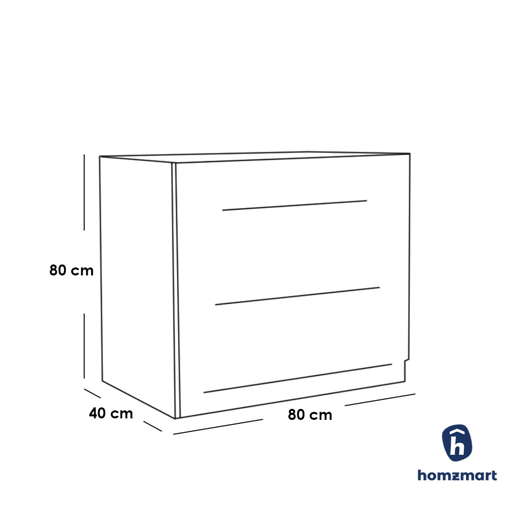 Italian MDF Wood Bedroom 5 Pieces - White