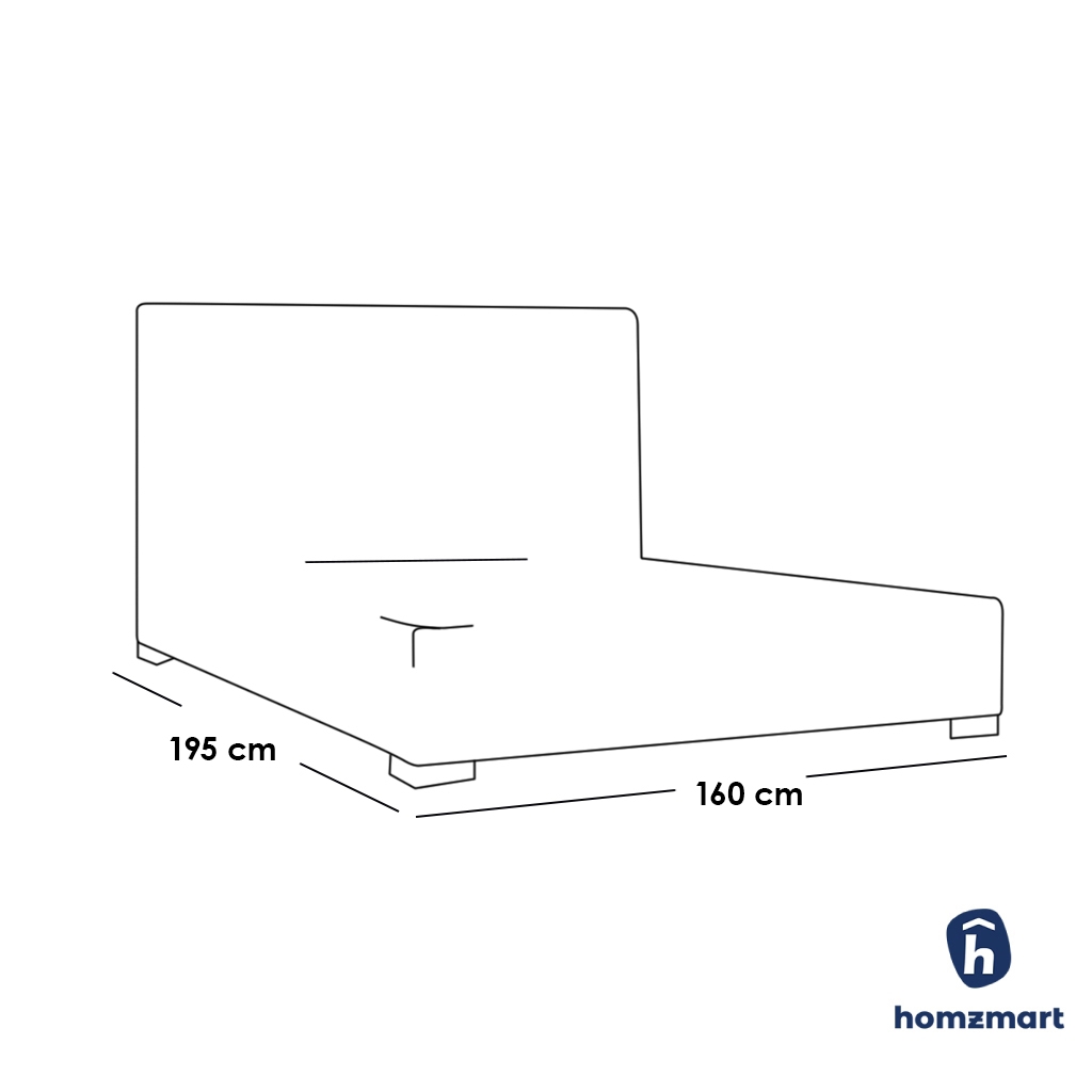 Italian MDF Wood Bedroom 5 Pieces - White