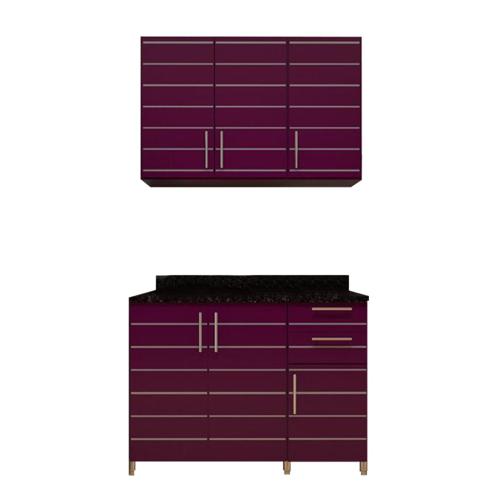 UV Full Kitchen Purple - 120 × 70 × 35 cm