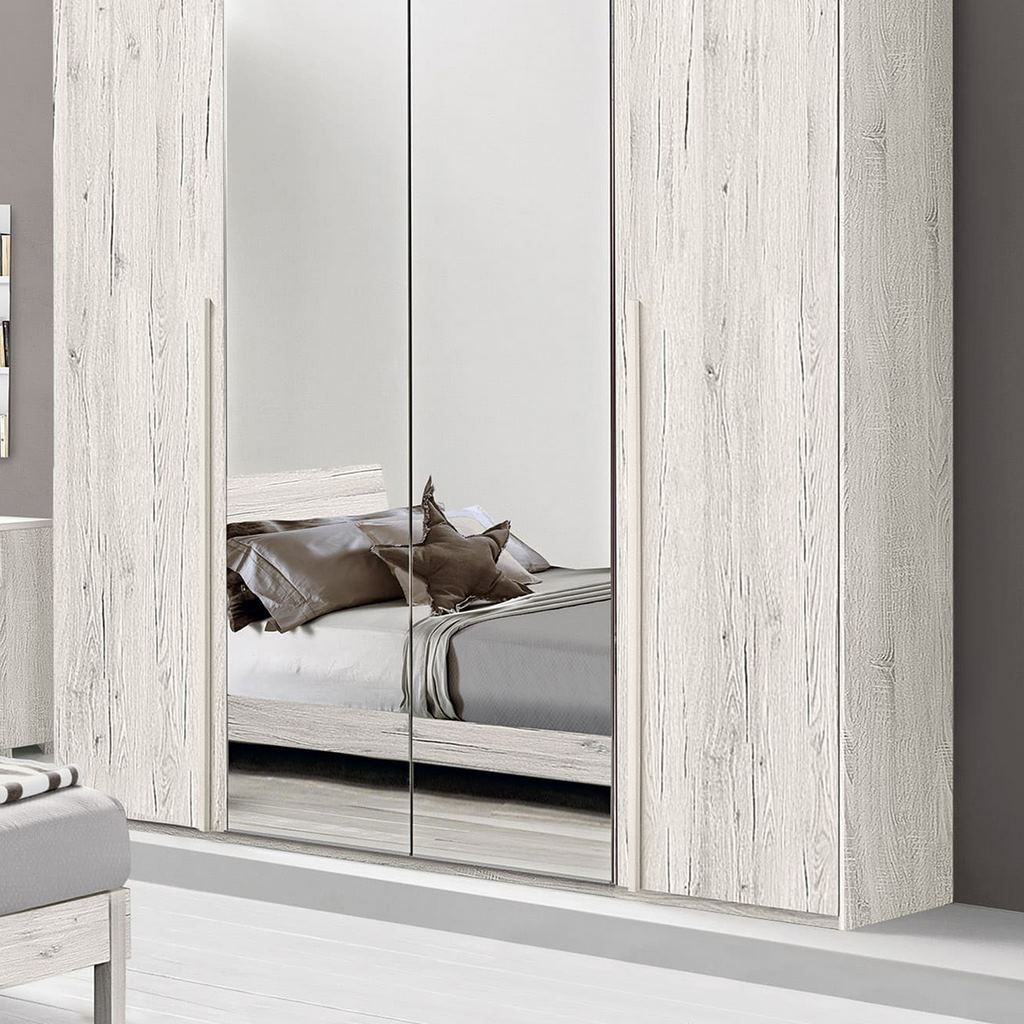 MDF Wood Bedroom 5 pisces - Grey