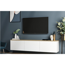 spanish MDF Beige and White Tv Unit - 35 × 32 × 160 cm