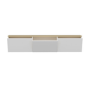 spanish MDF Beige and White Tv Unit - 35 × 32 × 160 cm