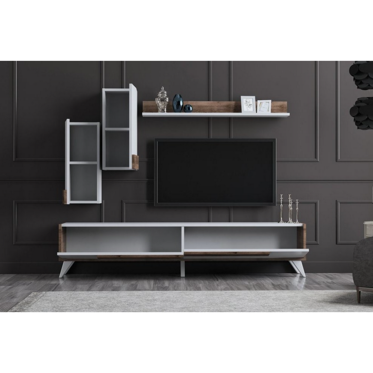 spanish MDF Brown Tv Set - 40 × 30 × 180 cm