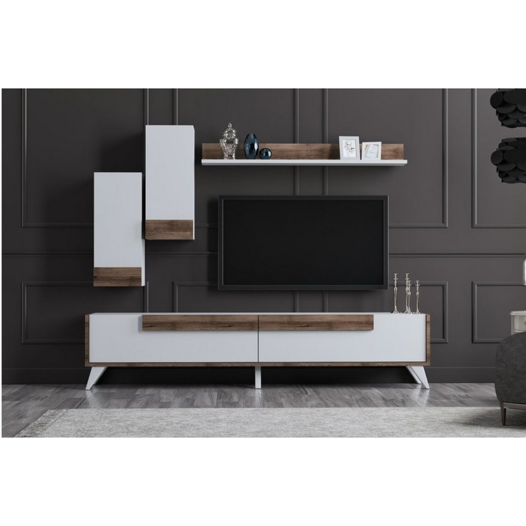 spanish MDF Brown Tv Set - 40 × 30 × 180 cm