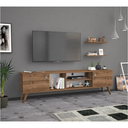 spanish MDF Brown Tv Unit - 45 × 30 × 160 cm