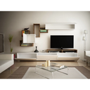 spanish MDF Tv Set Brown and White - 46 × 37 × 210 cm