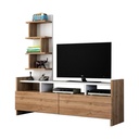 spanish MDF Tv Set White and Beige - 120 × 33 × 125 cm