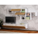 spanish MDF Tv Set White and Beige - 32 × 25 × 135 cm