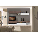 spanish MDF Tv Set White and Brown - 42 × 45 × 210 cm