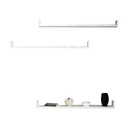 spanish MDF White TV Unit - 10 × 15 × 120 cm