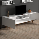 spanish MDF White Tv Set - 40 × 30 × 150 cm