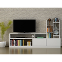 spanish MDF White Tv Set - 92 × 25 × 164 cm