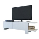 spanish MDF White Tv Unit - 37 × 30 × 120 cm