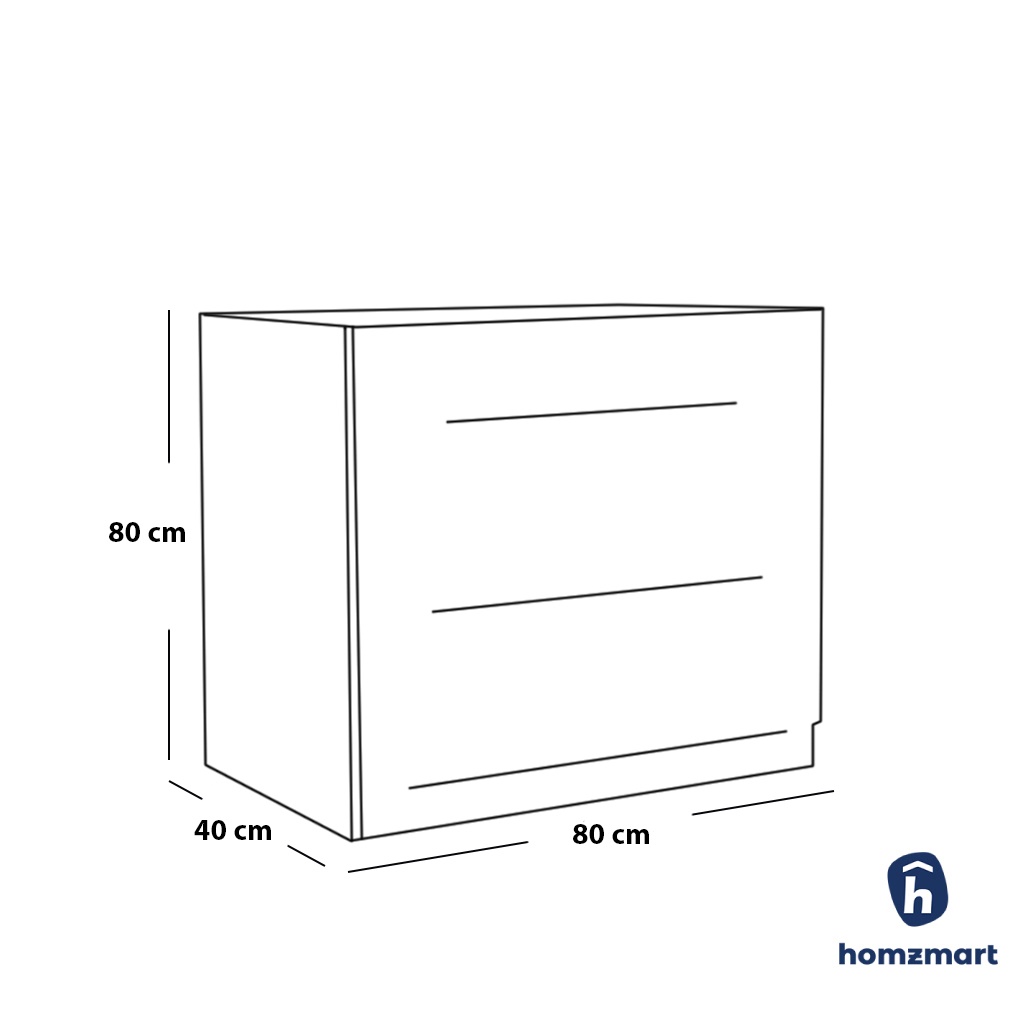 MDF wood Bedroom Set 5 Pieces - White and Beige