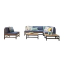 ANM.F.1717 Outdoor Set - Beige & Blue