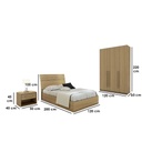 APF.1-2B Bedroom Set - Beige