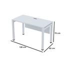 AR.Metaldesk6 Desk-White