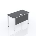 AR.Metaldesk9 Desk-White&Gray