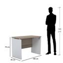 AR.office6 Desk - White & Beige