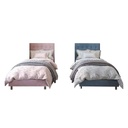 Bed 120x100x200 cm - 2 Pieces - Pink & Blue - FF.F990