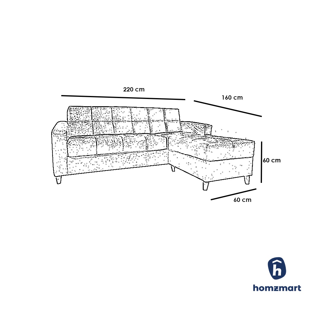 Beech Wood Sofa Bed - Blue