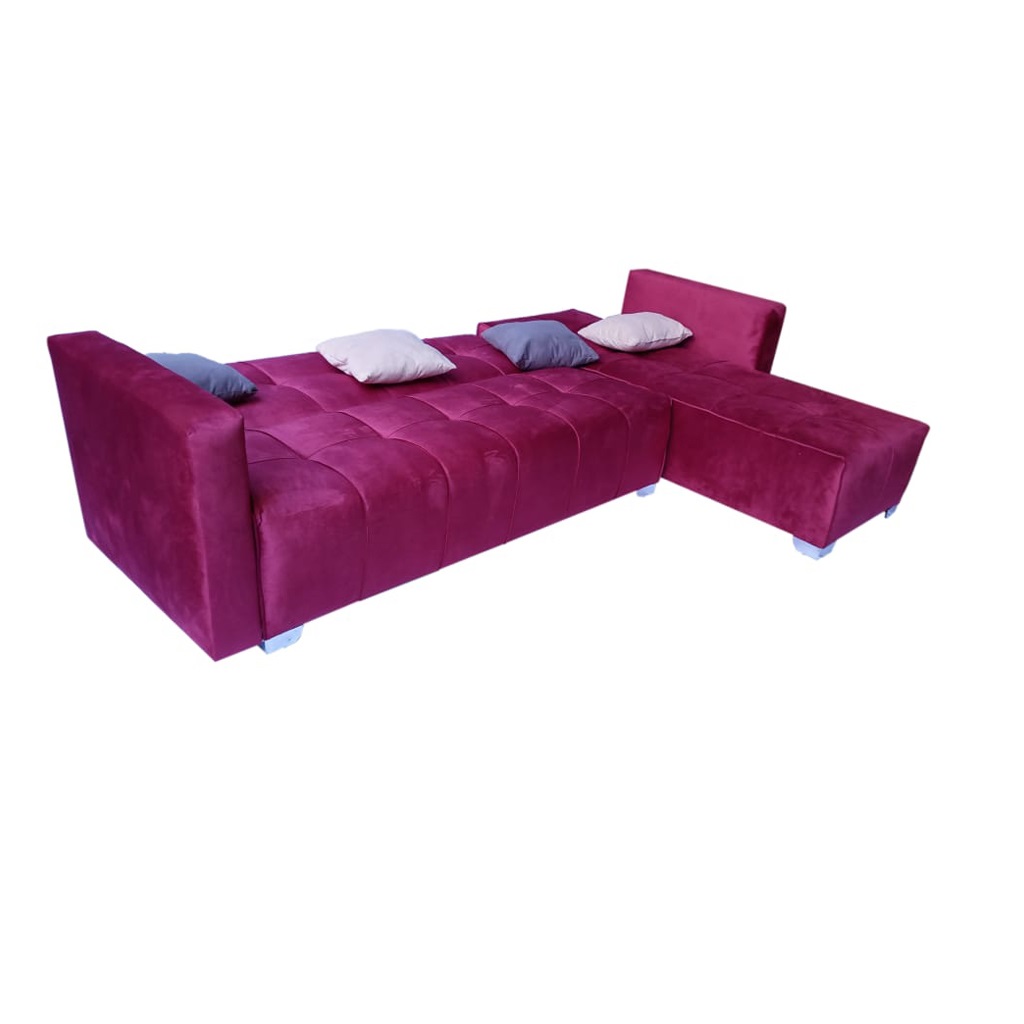 Beech Wood Sofa Bed - Pink