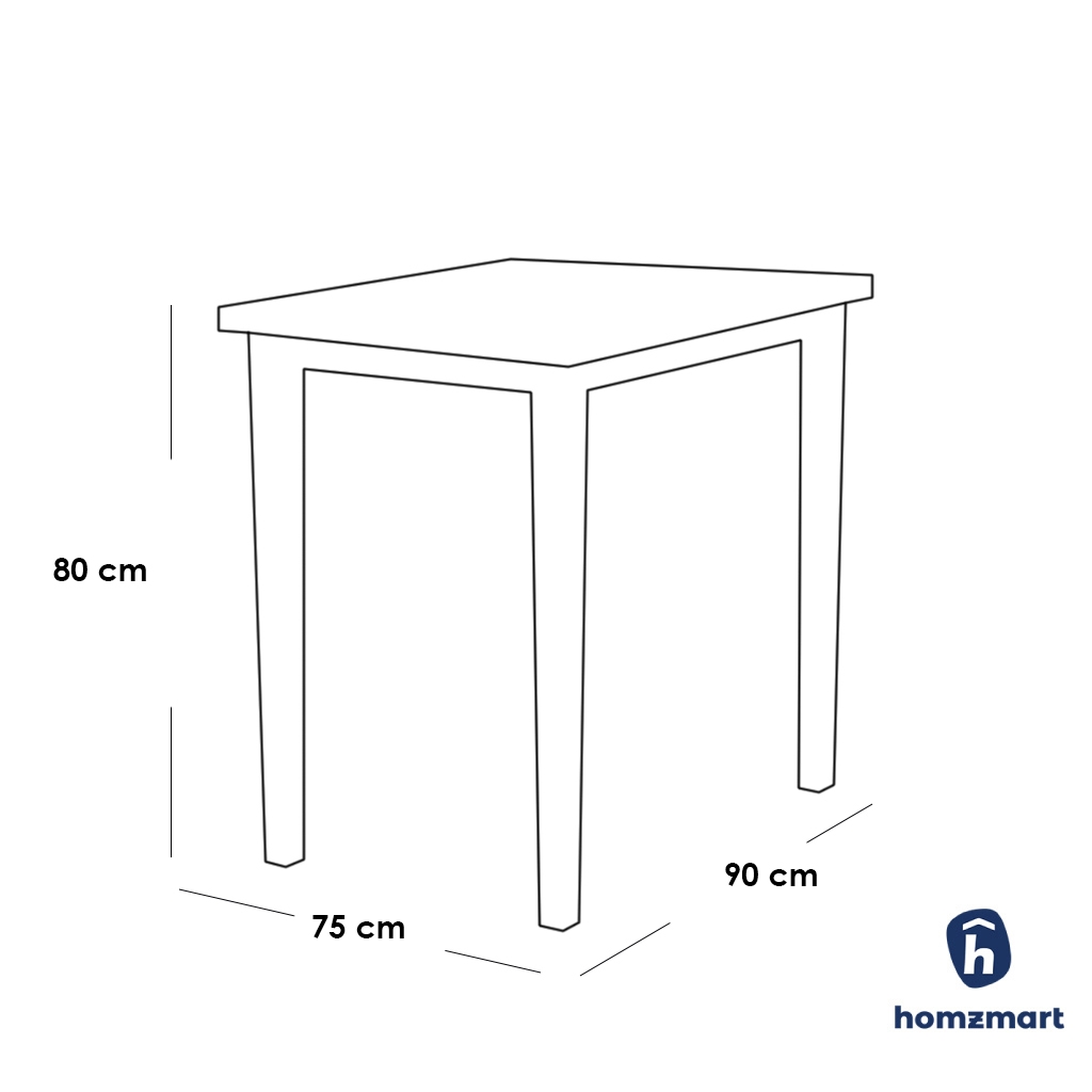 Beech Wood and Linen Dining Room Set 3 pieces White