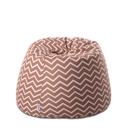 Foam and Cotton Fabric Beanbag - Multi color