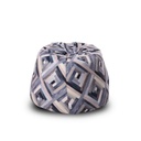 Foam and Cotton Fabric Beanbag - Multi color