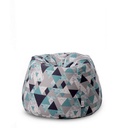 Foam and Cotton Fabric Beanbag - Multi color