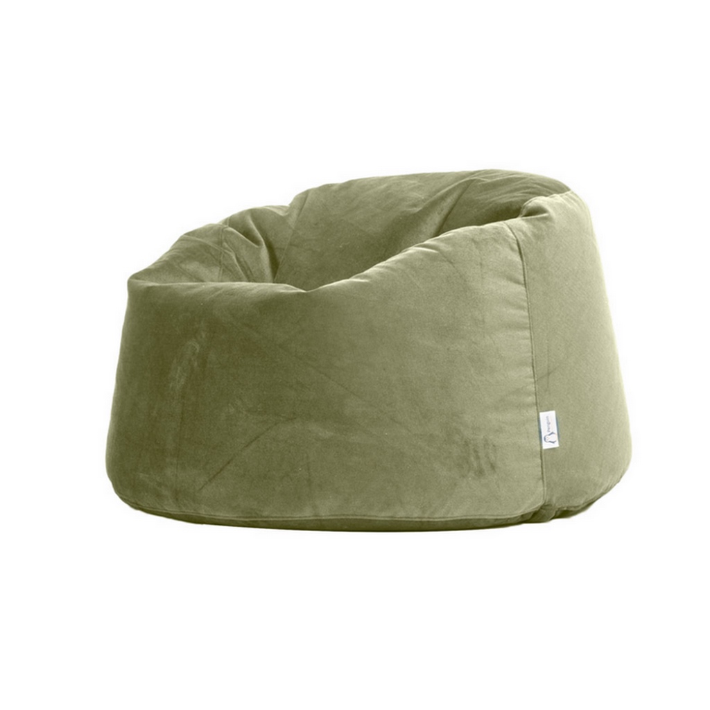 Foam and Cotton Fabric Beanbag - Green