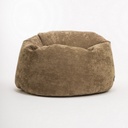 Foam and Cotton Fabric Beanbag - Brown