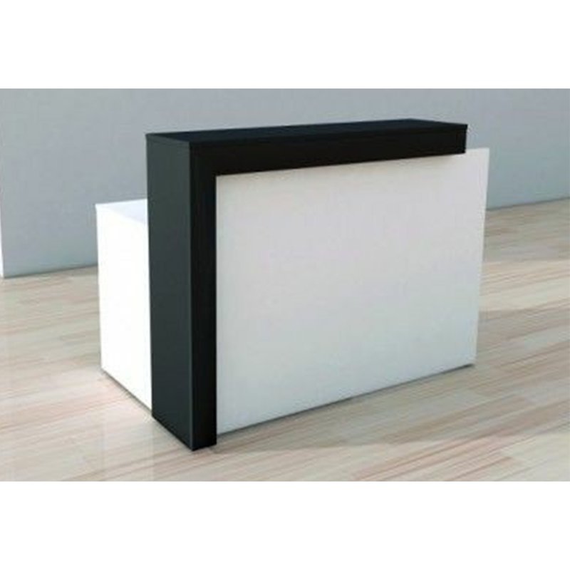 ELL.18 Reception Counter - White & Black