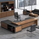 ELL.16 Desk - Brown & Gray