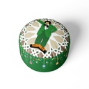 Turkish Sabia Pouf Multi Color