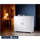 Spanish MDF Buffet White - 85 × 38 × 105 cm