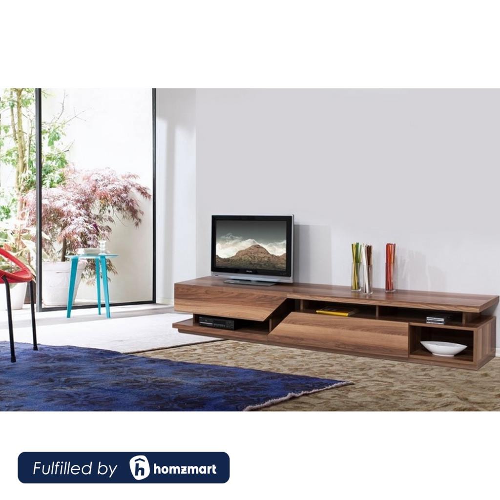 spanish MDF Brown Tv Unit - 42 × 45 × 210 cm